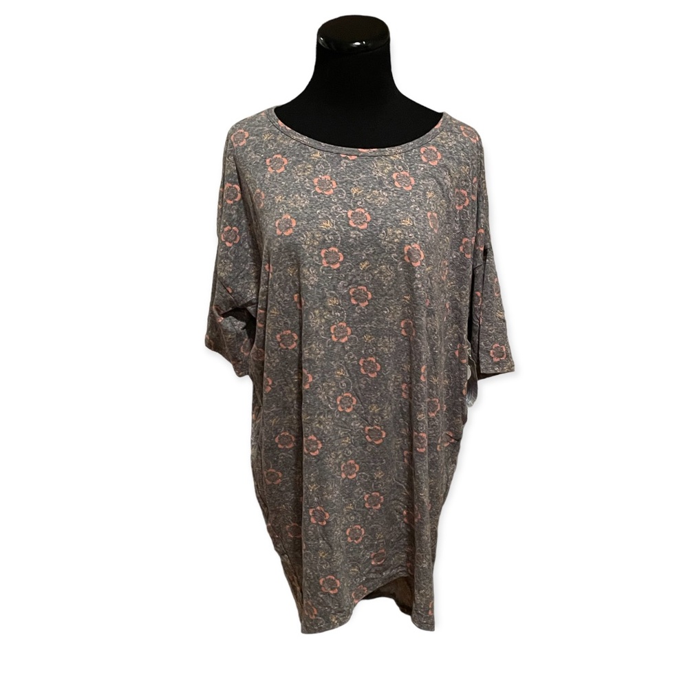 XL LuLaRoe Irma Tunic NEW Beautiful Subtle Floral XLarge 18-22